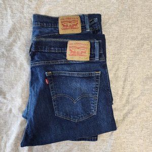 Levi's 505 Jeans 36x32 Lot of 2 pairs
